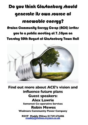 Avalon Community Energy's first public meeting, August 2013
