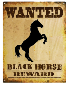 WANTED Black Horse 1