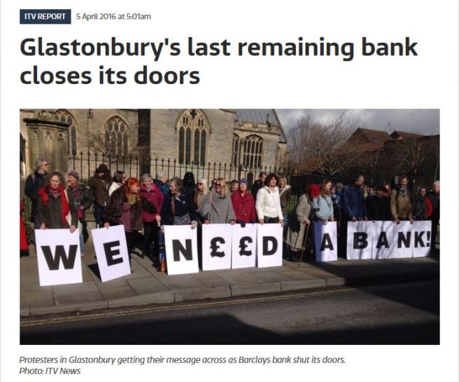 ITV Last bank closes doors